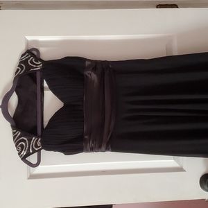 Black & Silver Formal Dress